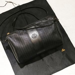 Fendi Vintage Coated Leather Crossbody Bag